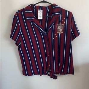 Harry Potter button pyjama shirt